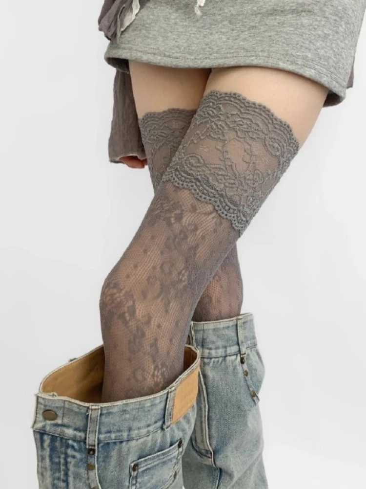 Sexy lace trimmed nylon fishin - огляд і ціна Fishing Socks