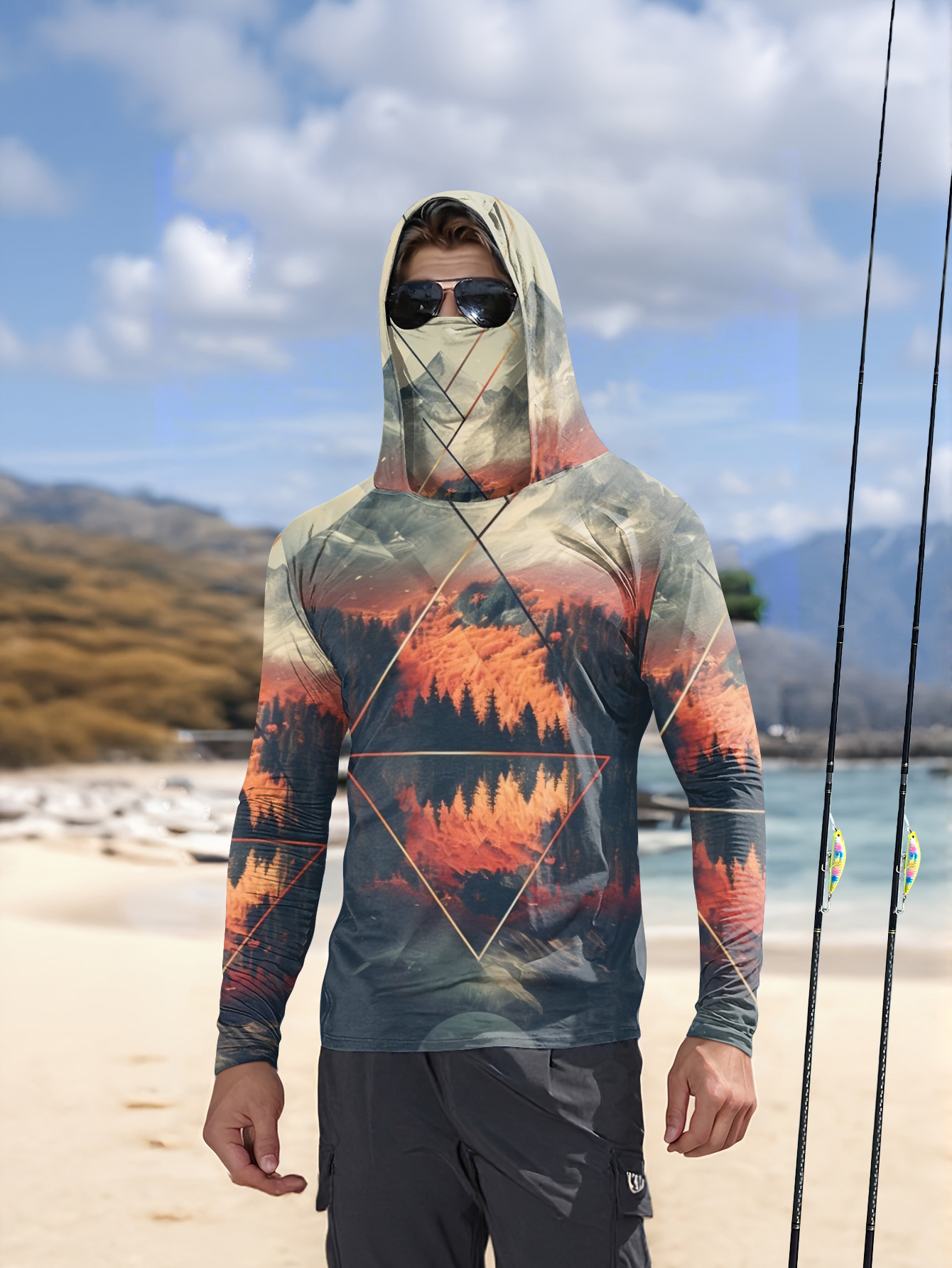 Outdoor Men's Fishing Hoodie B - огляд і ціна Fishing Hoodie