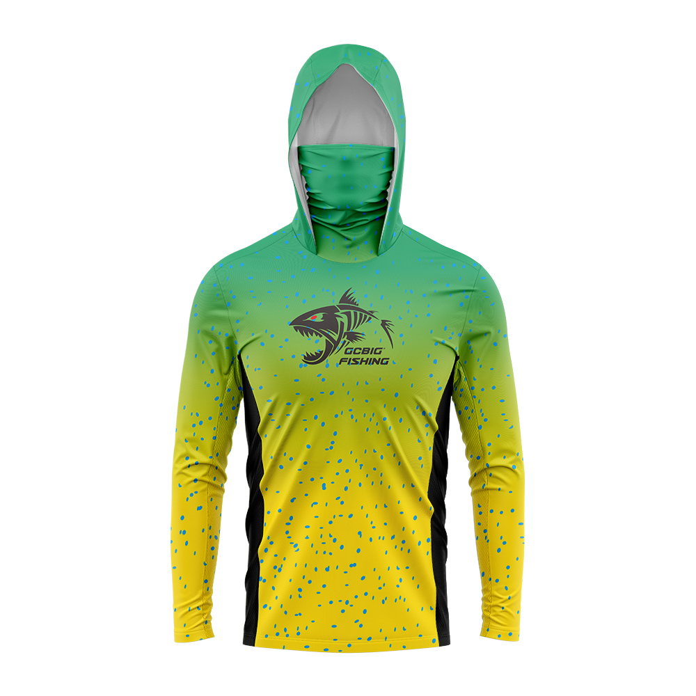 Gradient Green‑Yellow Skeleton - огляд і ціна Fishing Hoodie