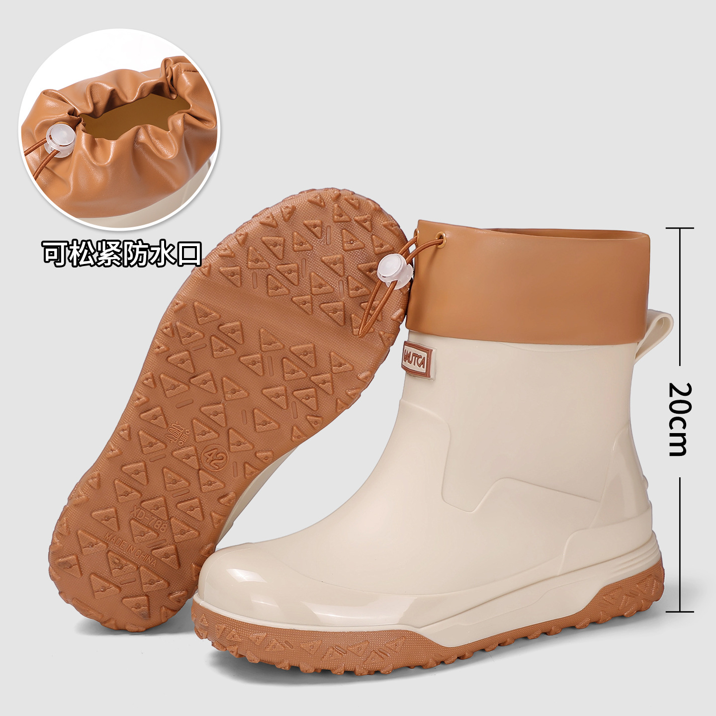 Men's Drawstring Short Rain Bo - огляд і ціна Fishing Boots