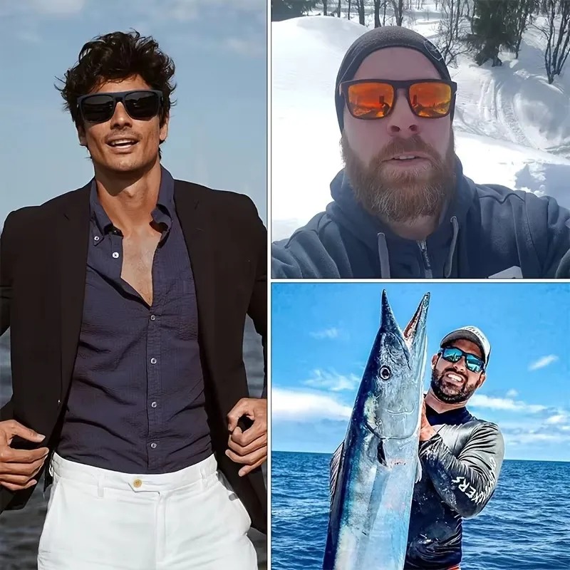 Fashion Vintage Square Polariz - огляд і ціна Fishing Sunglasses Polarized