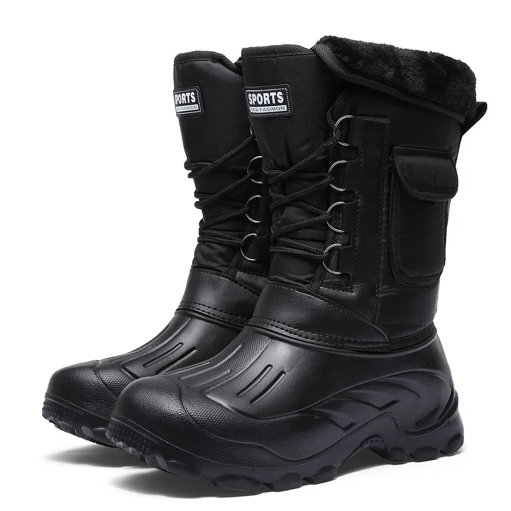 Men Winter Snow Boots Outdoor  - огляд і ціна Fishing Boots