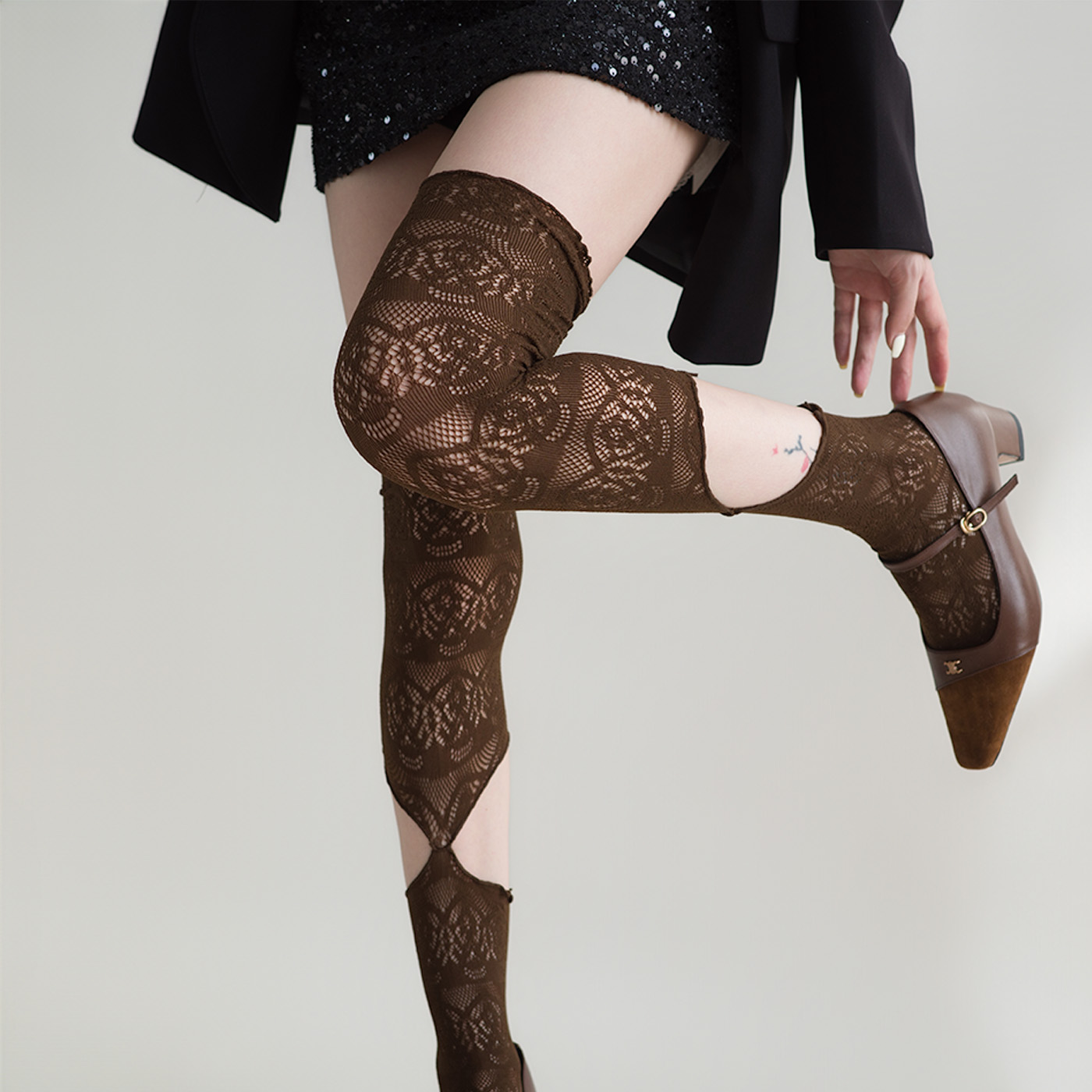 Women's Lace Hollow Over Knee  - огляд і ціна Fishing Socks