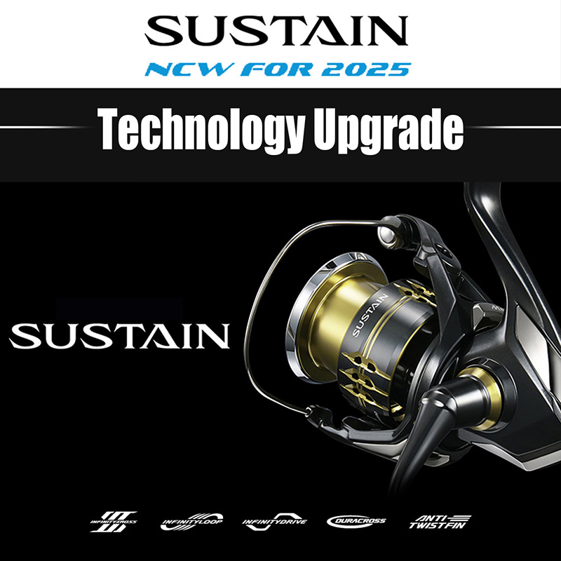 SHIMANO 2025 SUSTAIN Spinning  - огляд і ціна Shimano Reel Sustain